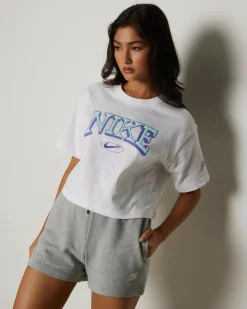 New Sportswear Loose Cropped T-Shirt Women Tops