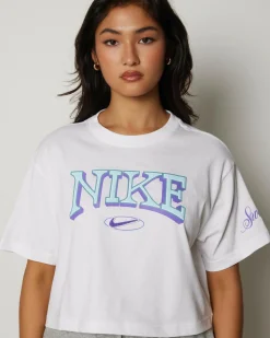 New Sportswear Loose Cropped T-Shirt Women Tops