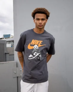 Activewear|Tops & T-Shirts*Nike Sportswear Panda Dunk T-Shirt Anthracite