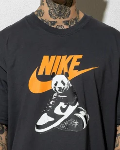 Activewear|Tops & T-Shirts*Nike Sportswear Panda Dunk T-Shirt Anthracite