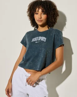 Tops*Nike Sportswear PNX Wash T-Shirt Armory Navy