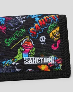 Wallets|Wallets*Sanction Squad Tri-Fold Wallet Black