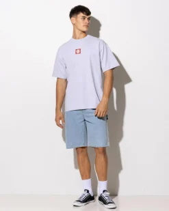 Outlet Square Logo T-Shirt Tops & T-Shirts