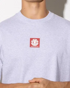 Outlet Square Logo T-Shirt Tops & T-Shirts