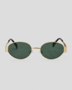 Sunglasses*Indie Eyewear St Tropez Sunglasses M Gold/green
