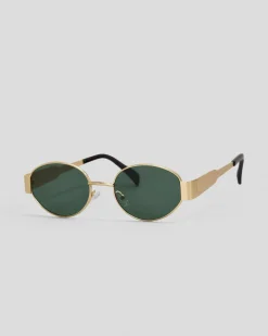 Sunglasses*Indie Eyewear St Tropez Sunglasses M Gold/green