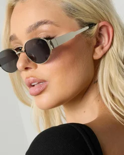 Sunglasses*Indie Eyewear St Tropez Sunglasses Silver/black