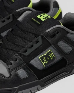 Sneakers*DC Shoes Stag Shoes Black/lime
