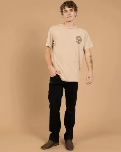 Tops & T-Shirts*Lucid Stampede T-Shirt Sand Acid