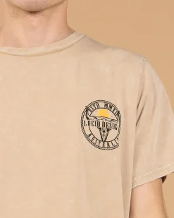 Tops & T-Shirts*Lucid Stampede T-Shirt Sand Acid