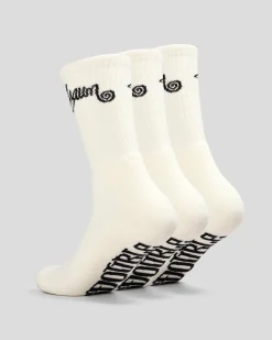Socks*S-Double Standard Shawn Socks 3 Pack White