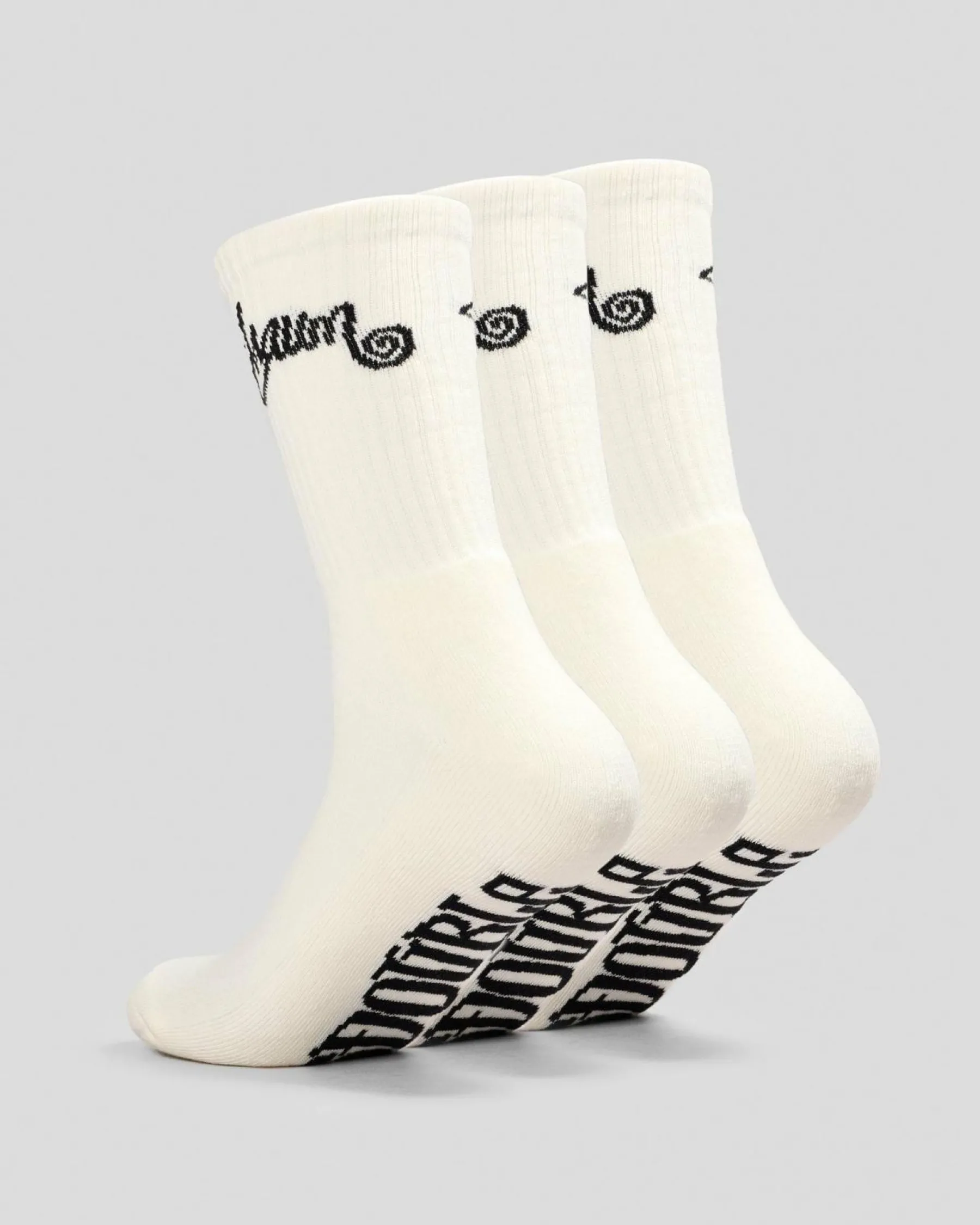 Socks*S-Double Standard Shawn Socks 3 Pack White