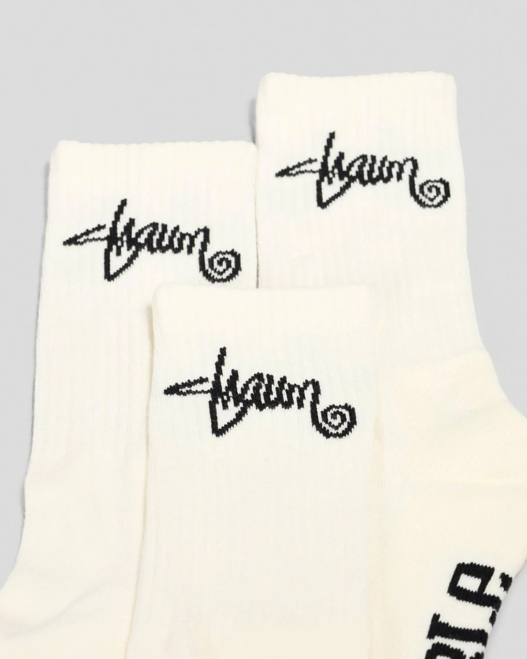 Socks*S-Double Standard Shawn Socks 3 Pack White