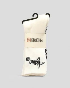 Socks*S-Double Standard Shawn Socks 3 Pack White