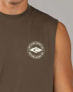 Tops & T-Shirts*Rip Curl Staple Muscle Tank Rock