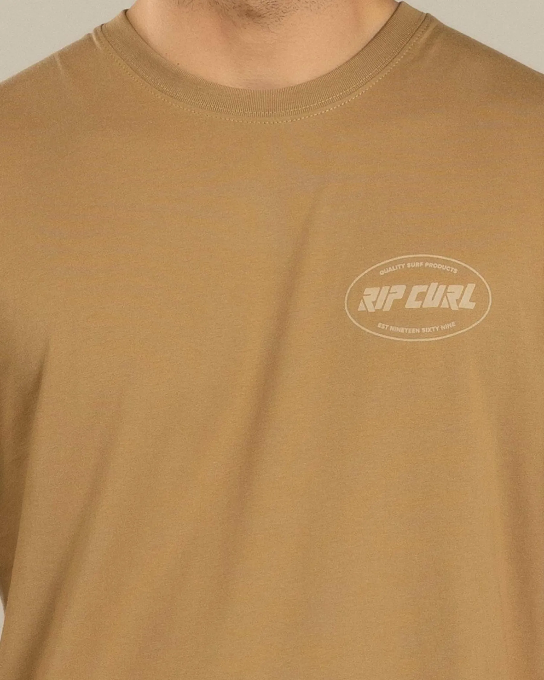 Tops & T-Shirts*Rip Curl Staple Oval T-Shirt Dark Khaki