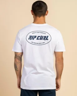 Tops & T-Shirts*Rip Curl Staple Oval T-Shirt White