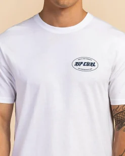 Tops & T-Shirts*Rip Curl Staple Oval T-Shirt White