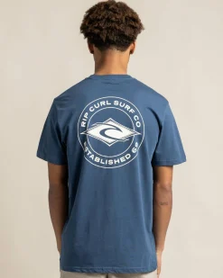 Tops & T-Shirts*Rip Curl Staple T-Shirt Light Navy