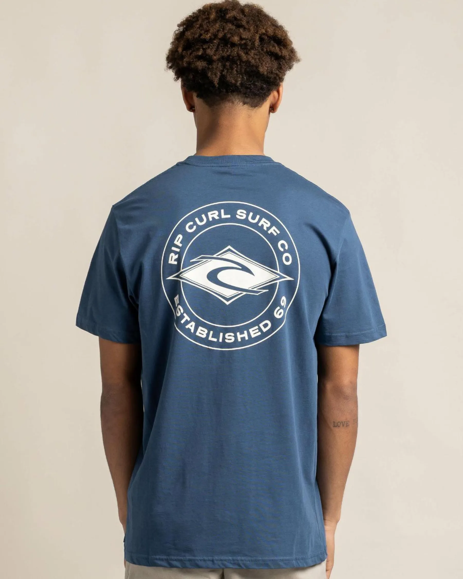 Tops & T-Shirts*Rip Curl Staple T-Shirt Light Navy