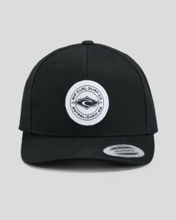 Headwear*Rip Curl Stapler Snapback Cap Black