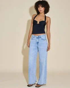 Online Star Halter Top Women Tops