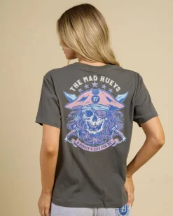 Tops*The Mad Hueys Star Pirates Life Regular Fit T-Shirt Charcoal