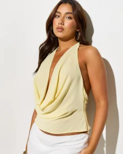 Tops*Luvalot Stassie Top Yellow
