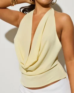 Tops*Luvalot Stassie Top Yellow