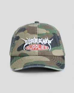 Headwear*Worship Supplies Stealth Messenger Camo Dad Cap Green Camo