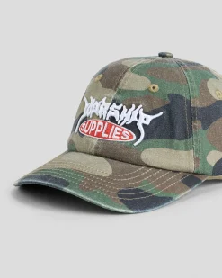 Headwear*Worship Supplies Stealth Messenger Camo Dad Cap Green Camo