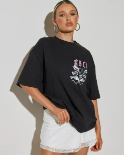 Discount Steel Heart Street T-Shirt Women Tops
