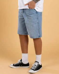 Denim|Shorts & Bottoms*Wrangler Steezy Baggy Shorts Utah Blues