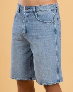 Denim|Shorts & Bottoms*Wrangler Steezy Baggy Shorts Utah Blues