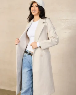 Jackets & Coats*Ava And Ever Stevie Coat Beige Marle