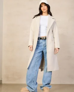 Jackets & Coats*Ava And Ever Stevie Coat Beige Marle