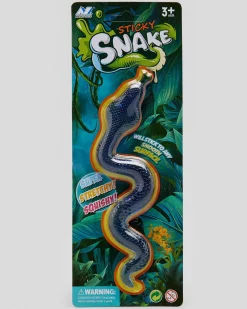 Gifts & Novelty|Gifts & Novelty*Get It Now Sticky Snake Toy Blue