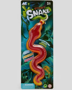 Gifts & Novelty|Gifts & Novelty*Get It Now Sticky Snake Toy Red