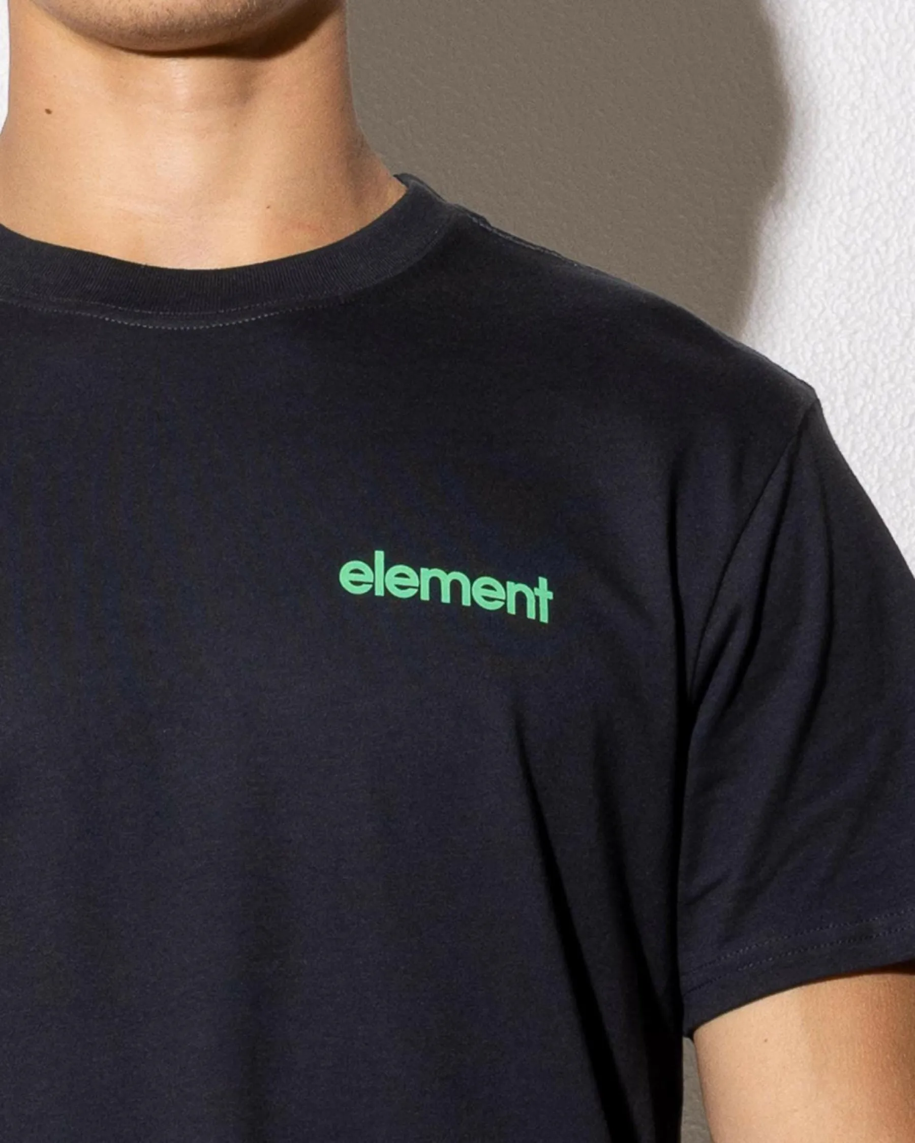 Tops & T-Shirts*Element Stone Age T-Shirt Off Black