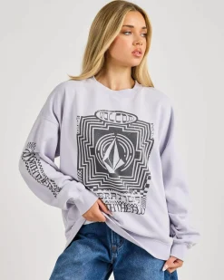 Clearance Stone Crew Neck Sweatshirt Women Jumpers & Hoodies