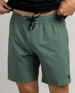 Shorts & Bottoms*Volcom Stones Hybrid Elastic Waist Shorts Dark Forest