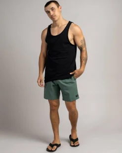 Shorts & Bottoms*Volcom Stones Hybrid Elastic Waist Shorts Dark Forest