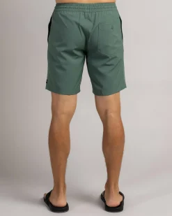 Shorts & Bottoms*Volcom Stones Hybrid Elastic Waist Shorts Dark Forest