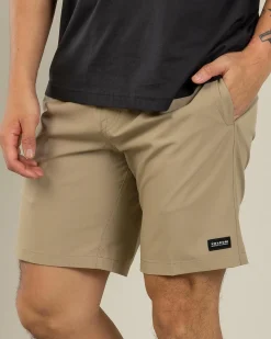 Shorts & Bottoms*Volcom Stones Hybrid Elastic Waist Shorts Khaki