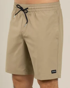 Shorts & Bottoms*Volcom Stones Hybrid Elastic Waist Shorts Khaki