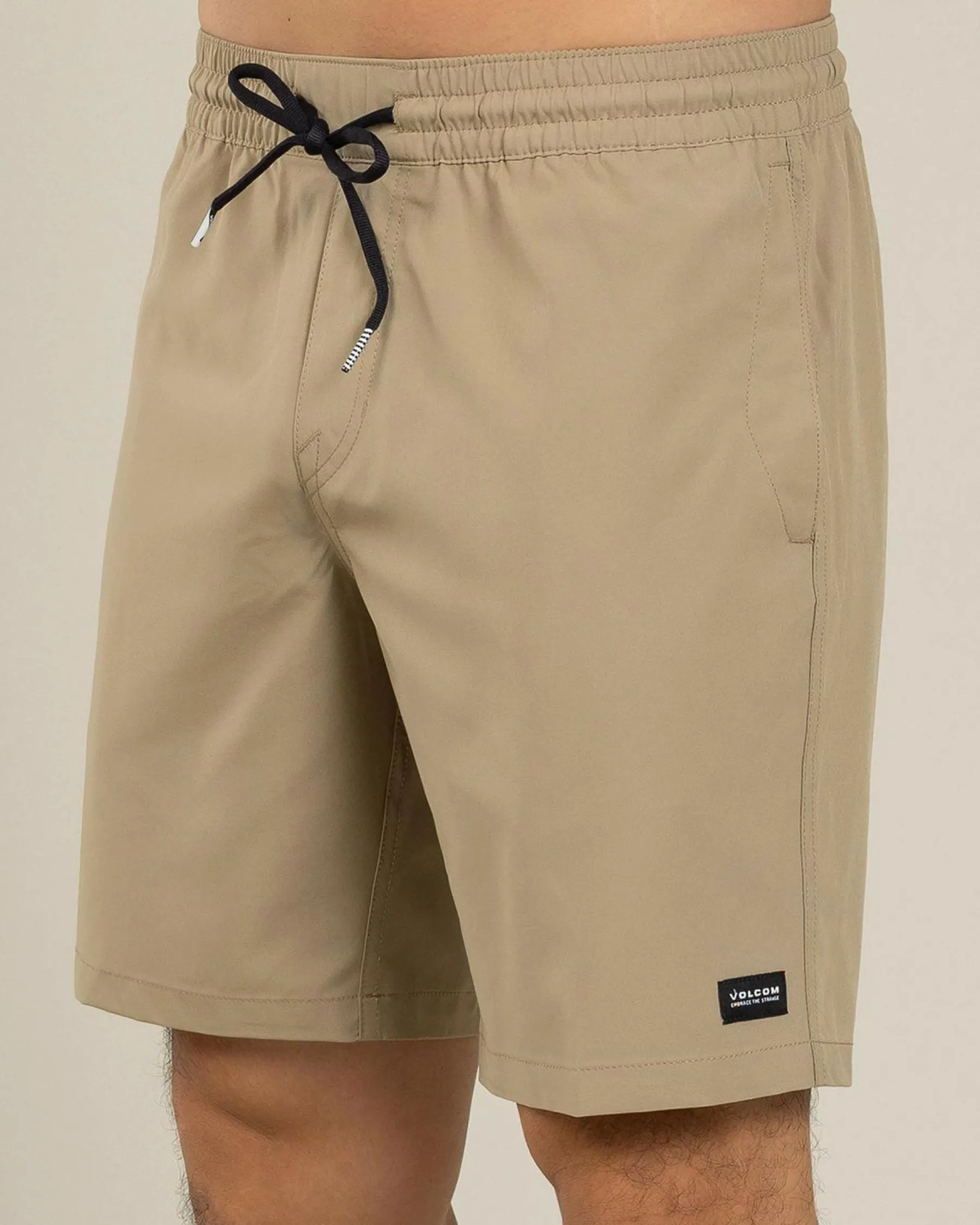 Shorts & Bottoms*Volcom Stones Hybrid Elastic Waist Shorts Khaki