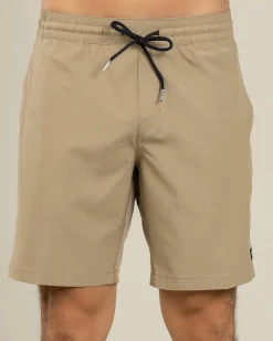 Shorts & Bottoms*Volcom Stones Hybrid Elastic Waist Shorts Khaki