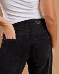 Discount Stones Straight Leg Jeans Women Denim|Bottoms