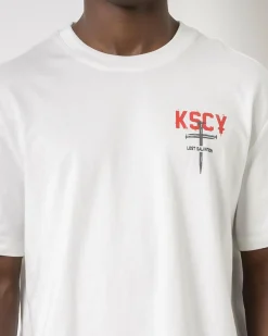 Tops & T-Shirts*Kiss Chacey Stormed Relaxed T-Shirt Natural White