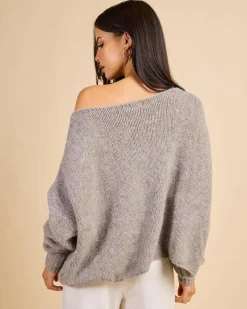 Knitwear|Jumpers & Hoodies*Pink Diamond Stormi Knit Sweater Mocha